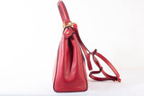 Authentic Fendi Selleria Peekaboo Red Large Satchel Bag