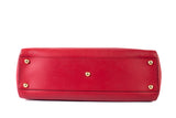 Authentic Fendi Selleria Peekaboo Red Large Satchel Bag