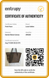 Authentic Louis Vuitton Neverfull MM Damier Ebene Canvas Tote Bag
