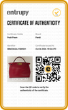 Authentic Fendi Selleria Peekaboo Red Large Satchel Bag