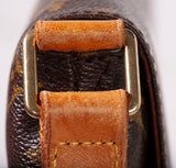 Authentic Louis Vuitton Monogram Canvas Musette GM Shoulder Bag