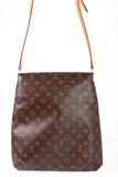 Authentic Louis Vuitton Monogram Canvas Musette GM Shoulder Bag