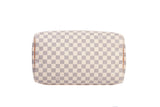 Authentic Louis Vuitton Damier Azur Canvas Speedy 35 Handbag