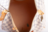 Authentic Louis Vuitton Damier Azur Canvas Speedy 35 Handbag