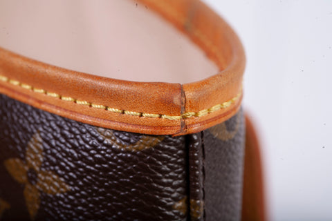 Authentic Louis Vuitton Monogram Petit Bucket 23