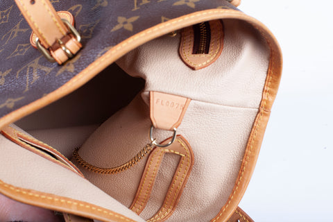 Authentic Louis Vuitton Monogram Petit Bucket 23