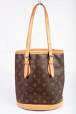 Authentic Louis Vuitton Monogram Petit Bucket 23