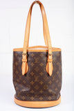 Authentic Louis Vuitton Monogram Petit Bucket 23