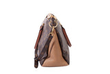 Authentic Louis Vuitton Brown Monogram Canvas Pallas Tote Bag