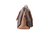 Authentic Louis Vuitton Brown Monogram Canvas Pallas Tote Bag