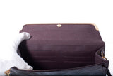 Authentic Louis Vuitton Burgundy Monogram Vernis Rossmore MM Clutch Bag