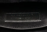 Authentic Saint Laurent Black Calfskin Leather Bellechasse Shoulder Bag