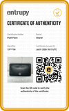Authentic Vintage Chanel Black Caviar Leather Brilliant L Yen Wallet