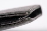 Authentic Vintage Chanel Black Caviar Leather Brilliant L Yen Wallet