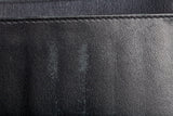 Authentic Vintage Chanel Black Caviar Leather Brilliant L Yen Wallet