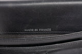 Authentic Vintage Chanel Black Caviar Leather Brilliant L Yen Wallet
