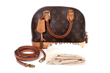 Authentic Louis Vuitton Monogram Canvas Alma BB
