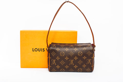 Authentic Louis Vuitton Monogram Canvas Recital Handbag