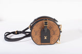 Authentic Louis Vuitton Reverse Monogram Mini Boite Chapeau Crossbody Bag