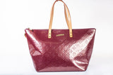 Authentic Louis Vuitton GM Monogram Vernis Bellevue Violette Tote Bag