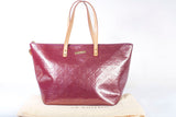 Authentic Louis Vuitton GM Monogram Vernis Bellevue Violette Tote Bag