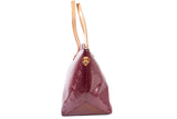 Authentic Louis Vuitton GM Monogram Vernis Bellevue Violette Tote Bag