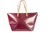 Authentic Louis Vuitton GM Monogram Vernis Bellevue Violette Tote Bag