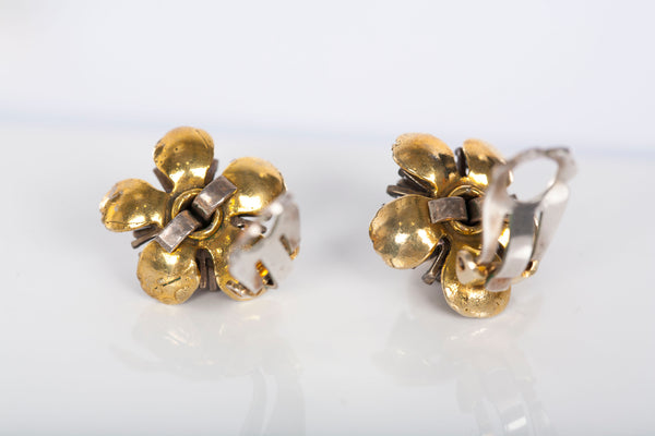 Louis Vuitton Fast Flower Stud Earrings - Gold-Tone Metal Stud