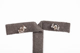 14k White Gold Dainty Round Cut Diamond Stud Earrings 0.16CTW