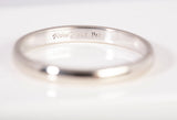 Gentlemen's 14k White Gold Wedding Band