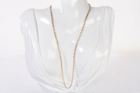 Ladie's 14k Yellow Gold Figaro Link Chain 18"