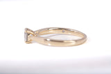 Evolv. 14k Yellow Gold Lab Grown Solitaire Diamond Ring