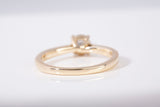 Evolv. 14k Yellow Gold Lab Grown Solitaire Diamond Ring