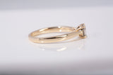 Evolv. 14k Yellow Gold Lab Grown Solitaire Diamond Ring