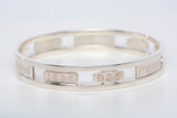Authentic Tiffany & Co. 1837 .925 Sterling Silver Element Bangle Bracelet