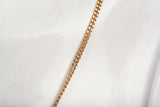 Unisex 18k Yellow Gold Curb Link Style Chain 20"