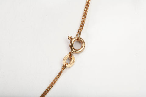 Unisex 18k Yellow Gold Curb Link Style Chain 20"