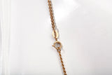 Unisex 18k Yellow Gold Dainty Curb Link Chain 18"