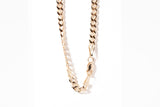 Unisex 10k Yellow Gold 20'' Cuban Link Chain