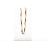 Unisex 10k Yellow Gold 20'' Cuban Link Chain