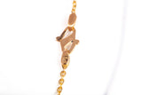 22k Yellow Gold Cable Style Chain 24"