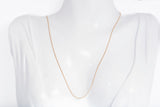22k Yellow Gold Cable Style Chain 24"