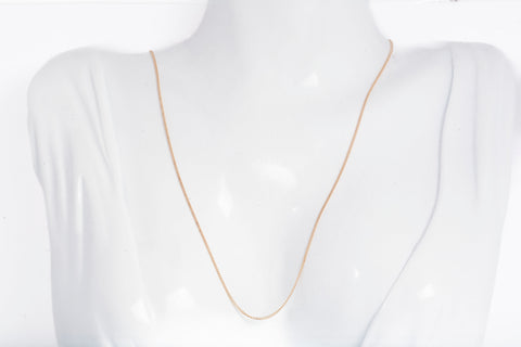 22k Yellow Gold Cable Style Chain 24"