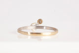 Ladies 18k 2-Tone Dainty Heart Ring