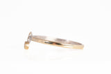 Ladies 18k 2-Tone Dainty Heart Ring