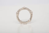 Authentic Tiffany & Co Sterling Silver 925 Bamboo Bone 1996 Ring SZ 5.5