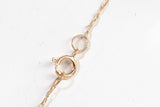 Dainty 14k Two-Tone Child Angel Pendant Necklace 15"