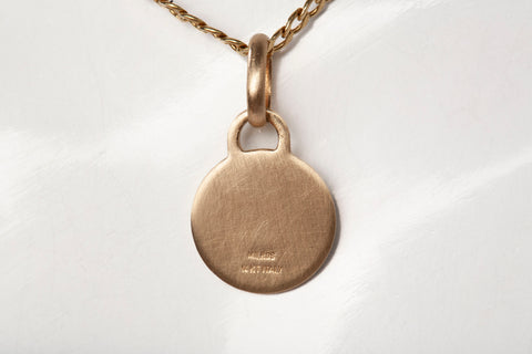 Ladies 14K Two-Tone Gold Guardian Angel Pendant