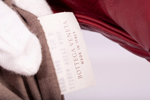 Authentic Bottega Veneta Nappa Intrecciato Pleated Large Hobo Bag