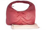 Authentic Bottega Veneta Nappa Intrecciato Pleated Large Hobo Bag